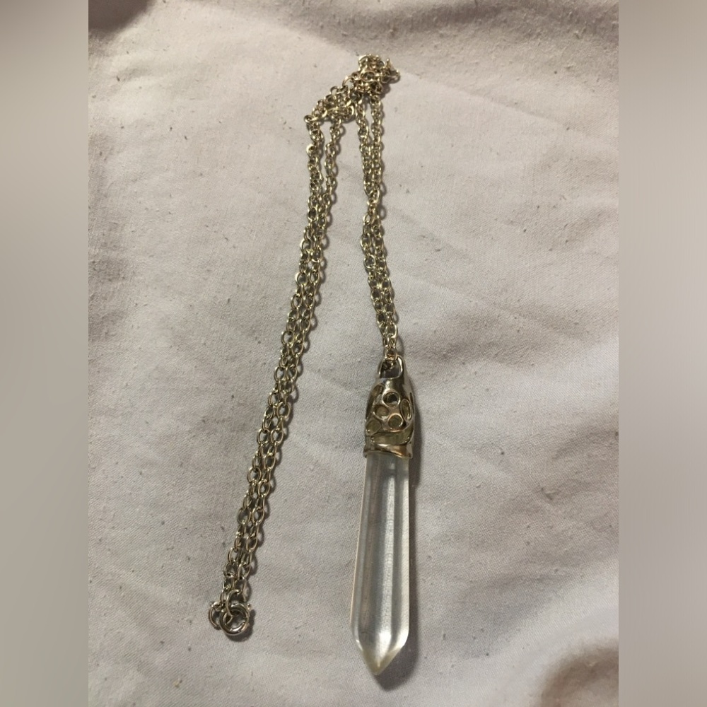 White Crystal Pendant